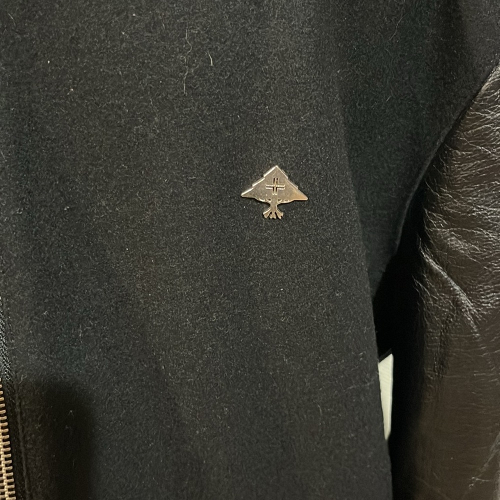 LRG jacket with leather sleeves, size medium - Picture 4 of 15